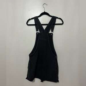 COTTON ON | Charcoal Denim Overalls Dress